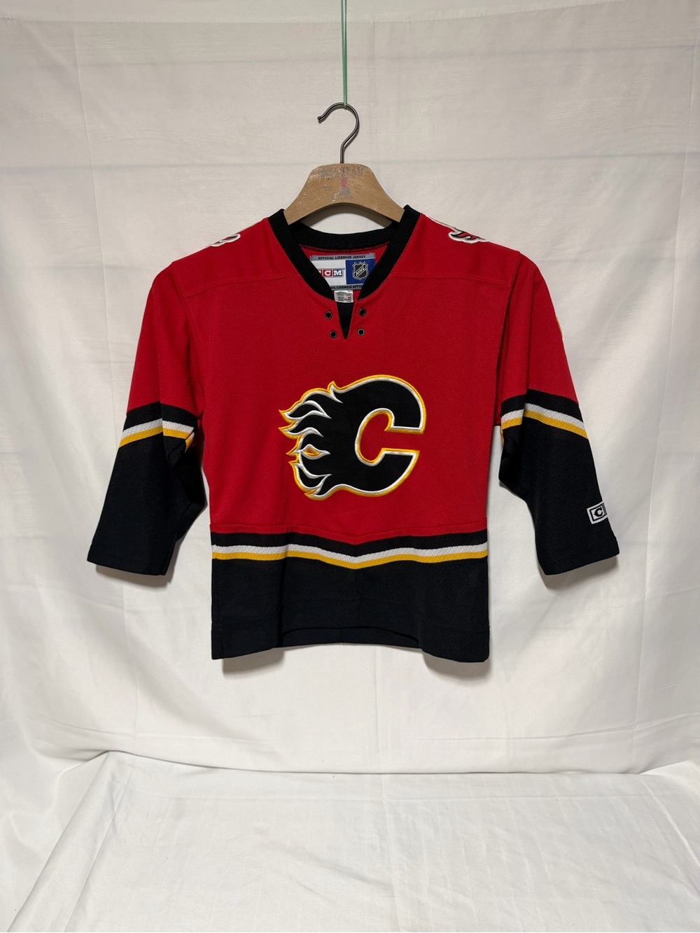 Calgary Flames Dion Phaneuf #3 CCM Youth SM/M for Jersey